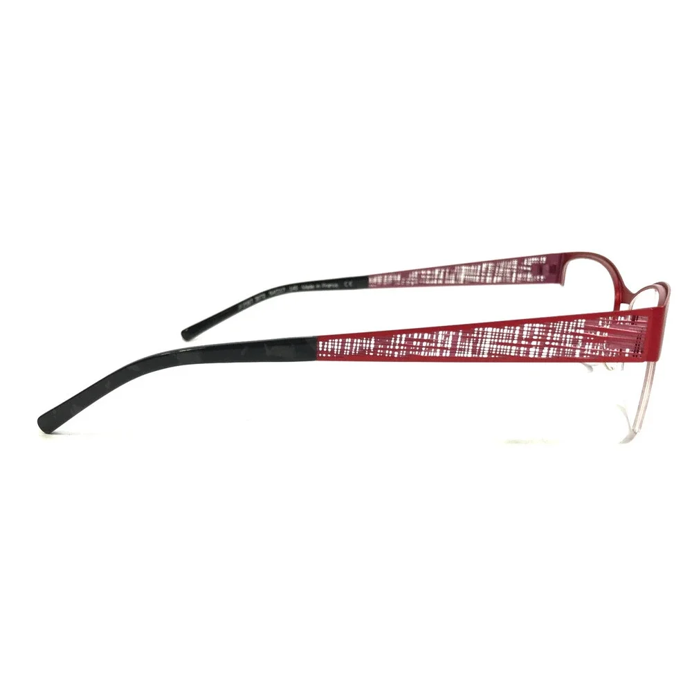 J.F. Rey Eyeglasses Frames JF2587 3072 Red Pink Matte Half Rim 54-17-140